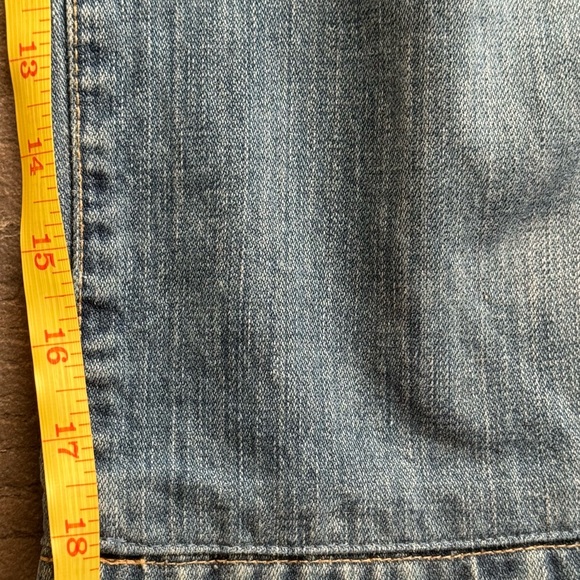 BKE Blue Ankle Cropped Capris Distressed Casual - Picture 5 of 7